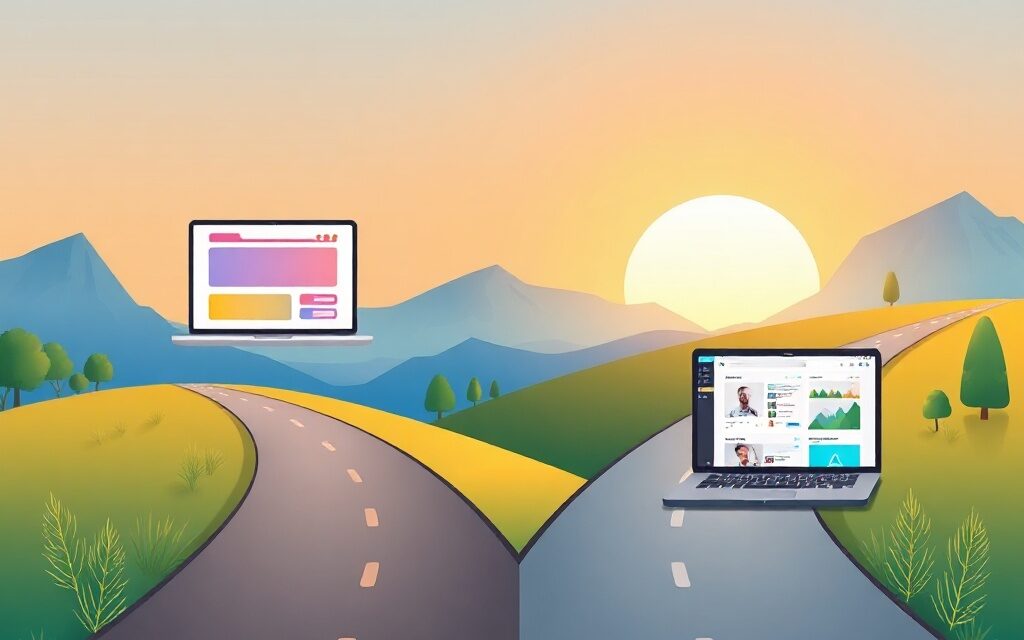 Plataforma Blogging vs WordPress.com: Qual é Melhor em 2025